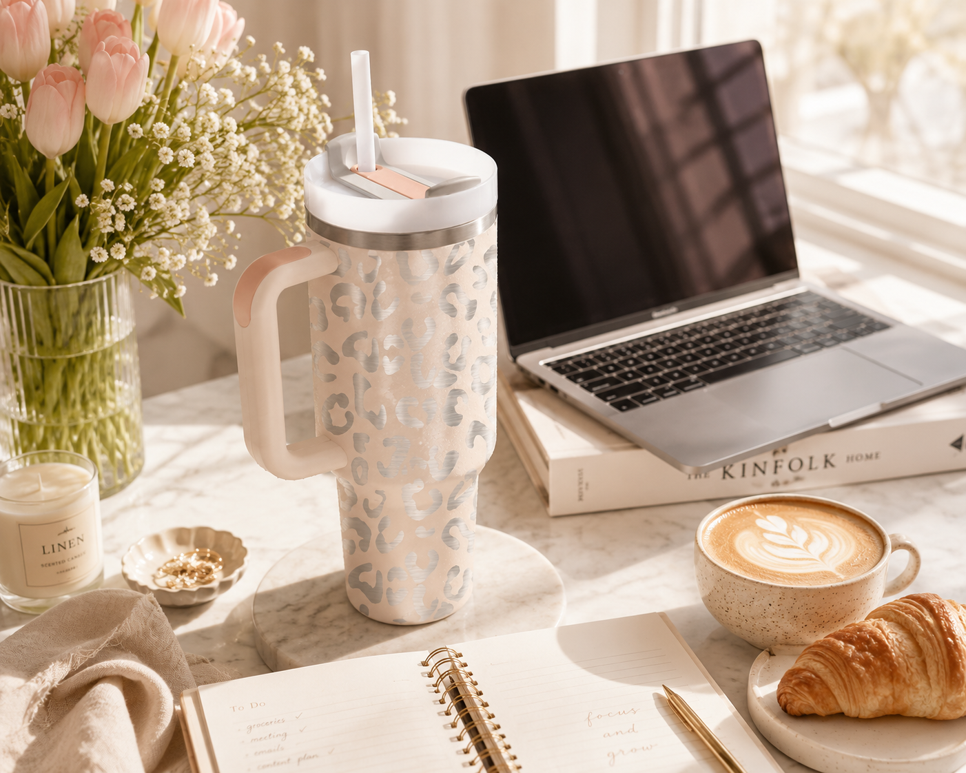 Livin 40 Oz Stainless Steel Insulated Travel Tumbler