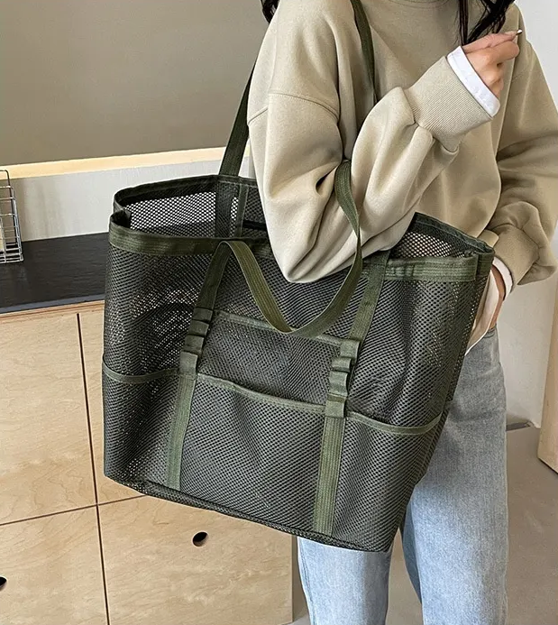 All-in-One Beach, Gym & Travel Mesh Bag