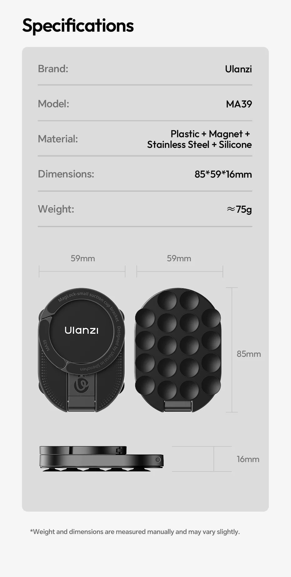 Ulanzi MA39 MagLock Phone Mount